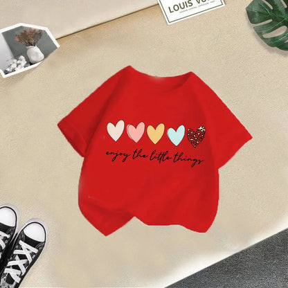 Summer New Children's Clothing Children's T-shirt Boys and Girls Casual Fashion Short-sleeved Baby Half-sleeved Top Base Shirt