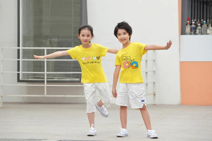 Summer New Children's Clothing Children's T-shirt Boys and Girls Casual Fashion Short-sleeved Baby Half-sleeved Top Base Shirt