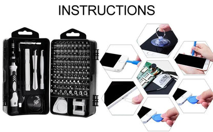 115-in-1 NEW precision screwdriver set multifunctional professional repair tool with magnetic suitable for various repairs