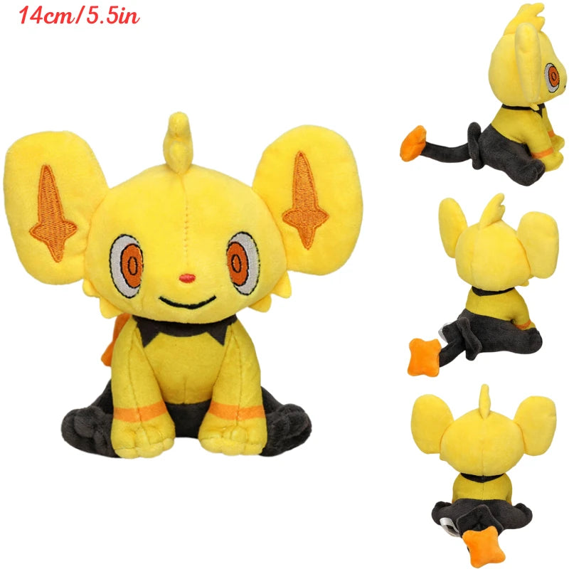 Pokemon Shiny Mimikyu Cubone Butterfree Plush Toys Anime Caterpie Shinx Charizard Stuffed Animal Peluche Dolls Birthday Gift Kid