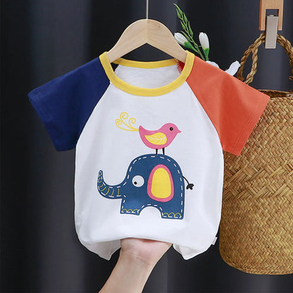 Summer Infant Newborn Baby Boys Clothes Children Clothing for Girls Kids T-Shirt Cotton Casual Clothes