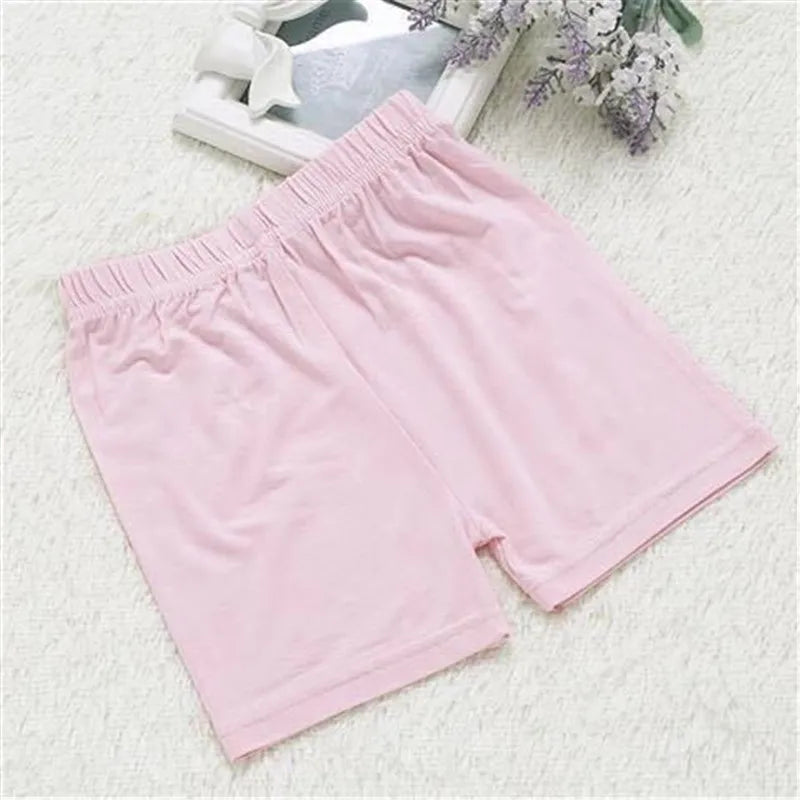 Children Summer Shorts Girls Lace Safety Pants Kids Panties Girls Underwear Leggings Baby Clothes 3-10Y Teen Solid Boxer Short