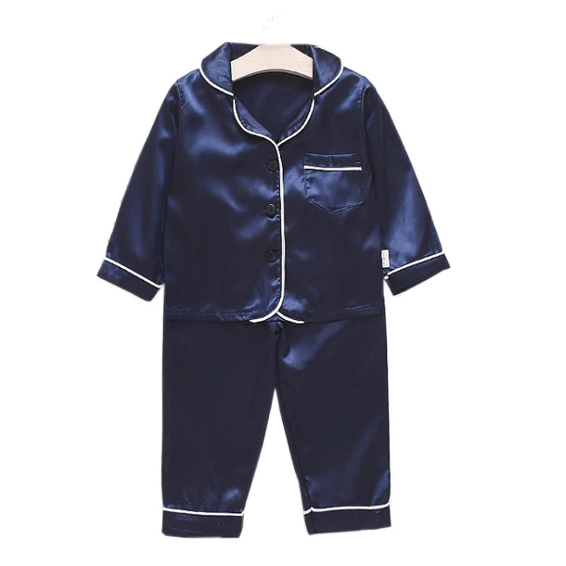 Children's Pajamas Set Baby Suits Kids Clothes Long Sleeve Toddler Boys Girls Tops Pants Set Home Wear Kids Pyjamas Nightgown