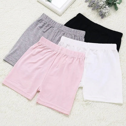 Children Summer Shorts Girls Lace Safety Pants Kids Panties Girls Underwear Leggings Baby Clothes 3-10Y Teen Solid Boxer Short