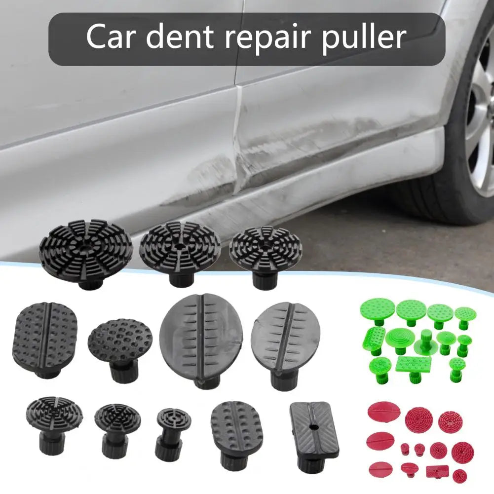 12Pcs Practical Pulling Tab Pads Portable Dent Repair Tools Durable Auto Dent Repair Puller Suction Cups  Wide Application