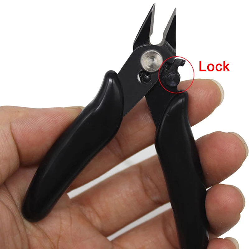 3.5 Inch Diagonal Mini Plier Wire Cutters Electronic Wire Cable Cutter Hand Tool Insulated Rubber Handle Model Hand Tools