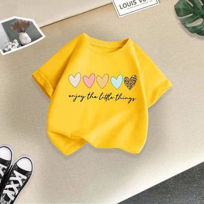 Summer New Children's Clothing Children's T-shirt Boys and Girls Casual Fashion Short-sleeved Baby Half-sleeved Top Base Shirt