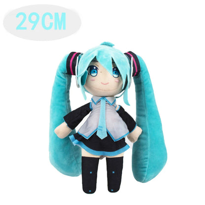 5PCS 20-29cm Hatsune Miku Plush Fuwafuwa Anime Kawaii Cute Cool Toys Dolls Plush Room Car Desk Decoration Birthday Gifts For Fan