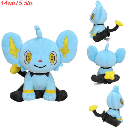 Pokemon Shiny Mimikyu Cubone Butterfree Plush Toys Anime Caterpie Shinx Charizard Stuffed Animal Peluche Dolls Birthday Gift Kid