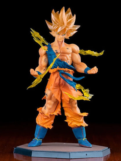 Hot Anime Dragon Ball Son Goku Super Saiyan Figure 17cm/6.69in Goku DBZ Action Figure Model Gifts Collectible Figurines for Kids