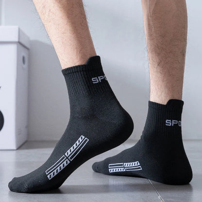 5 Pairs/Lot High Quality Men Ankle Socks Breathable Cotton Sports Mesh Casual Athletic Thin Cut Short Sokken Plus Size