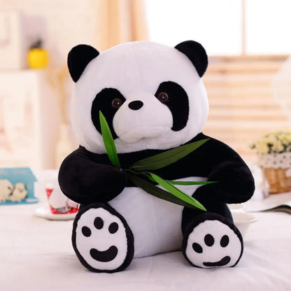 Ornamental Stuffed Doll Toy Fully Filled Plush Panda Creative Cartoon Doll Plush Pillow Ornament  Plushies Doll Toys