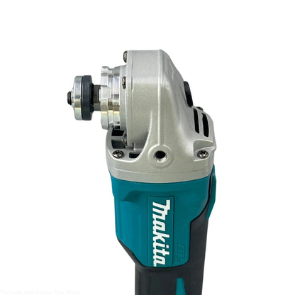 Makita DGA404 125mm/100mm Brushless Lithium Electric Angle Grinder Rechargeable Cutting Machine High Power Polishing Machine 18V