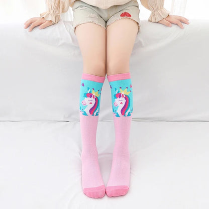 infant Child warmer ankle short lovely socks Cartoon Kids Knee High long cotton Baby cute Animal Over Knee Socks girls stockings