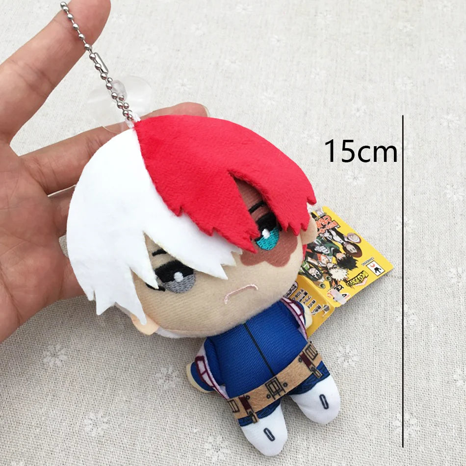 Anime 15-27cm My Hero Academia Plush Toys Cartoon Izuku Midoriya Katsuki Bakugou Shouto Todoroki Stuffed Dolls Kids Gifts