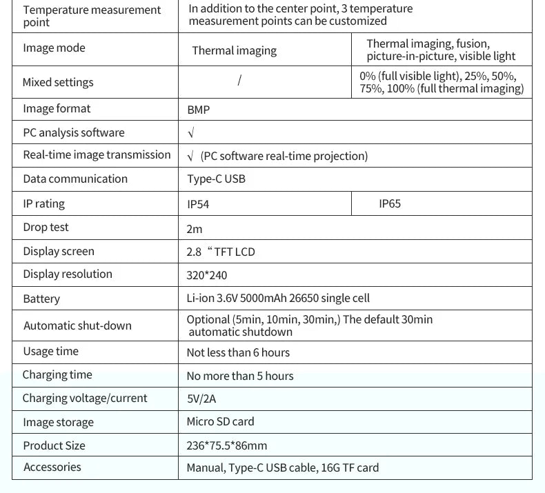 UNI-T UTI260B HD 256X192 Pixels Industrial Thermal Imager Camera Temperature Imaging Circuit Electrical Maintenance