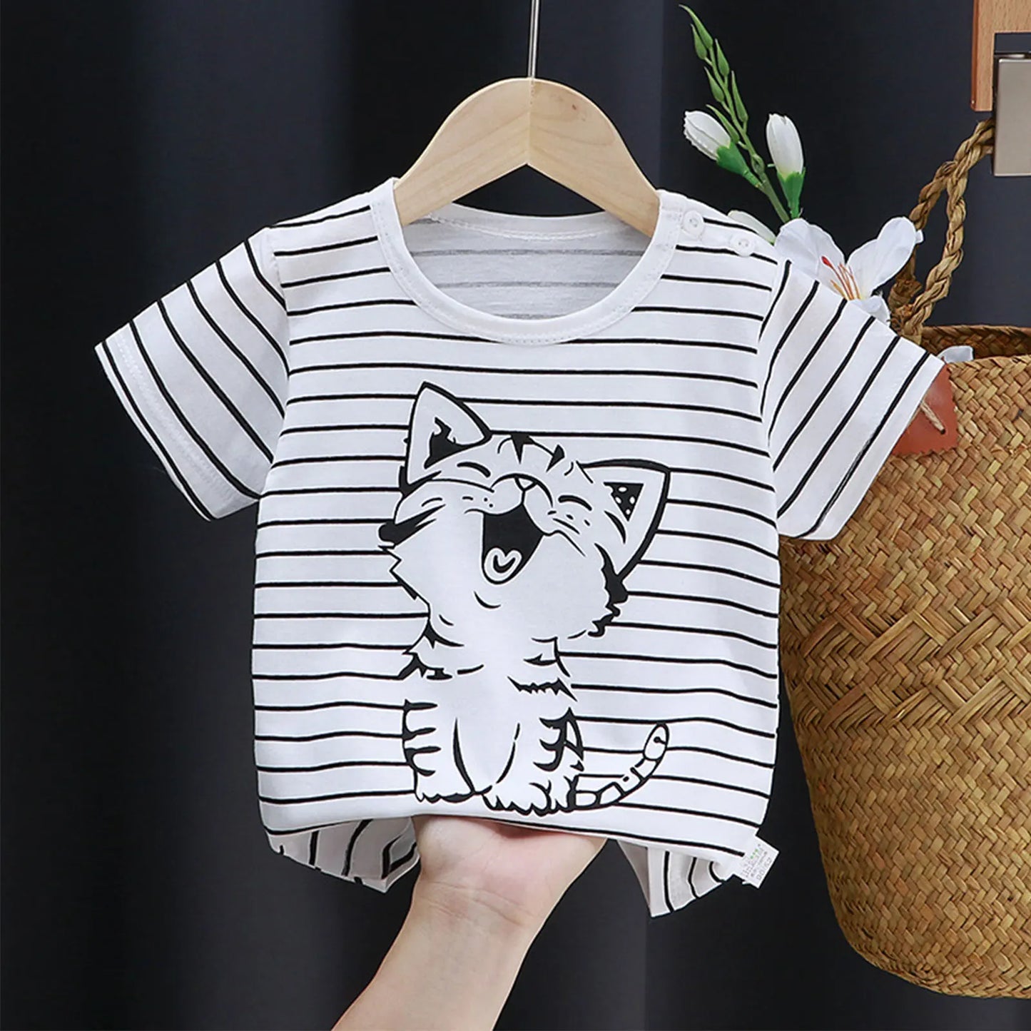 Summer Infant Newborn Baby Boys Clothes Children Clothing for Girls Kids T-Shirt Cotton Casual Clothes