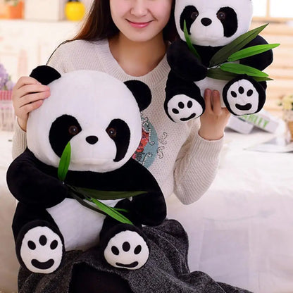 Ornamental Stuffed Doll Toy Fully Filled Plush Panda Creative Cartoon Doll Plush Pillow Ornament  Plushies Doll Toys