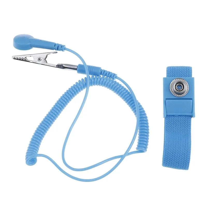 Antistatic Anti Static ESD Wristband Wrist Strap Cordless Wireless Clip Discharge Cables For Electronics Repair Work Tools