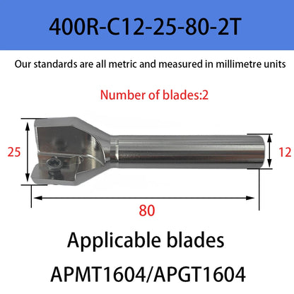 DMIX BAP400R EAP400R APMT1604 Milling Holder Cutterhead Shoulder Cutting Right Angle Precision Milling Cutter End Mill Holder