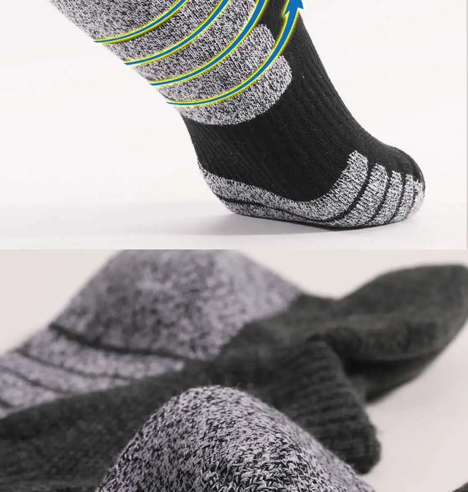 3pairs thickened towel bottom running socks mesh boat socks non-slip breathable sports socks Low cut Men's socks Women's socks