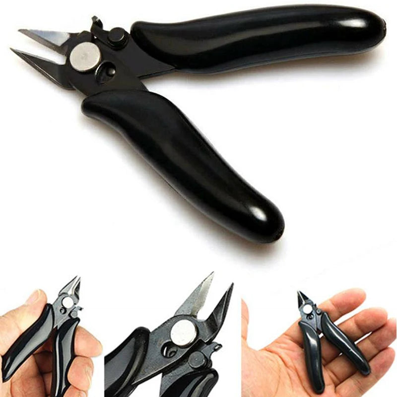 3.5 Inch Diagonal Mini Plier Wire Cutters Electronic Wire Cable Cutter Hand Tool Insulated Rubber Handle Model Hand Tools