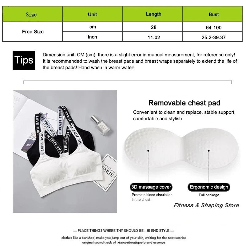 Seamless Breathable Sexy bra Top Women Sports Bra High Impact For Gym Fitness Yoga Sportswear Tank Top Sport Push Up Bralette