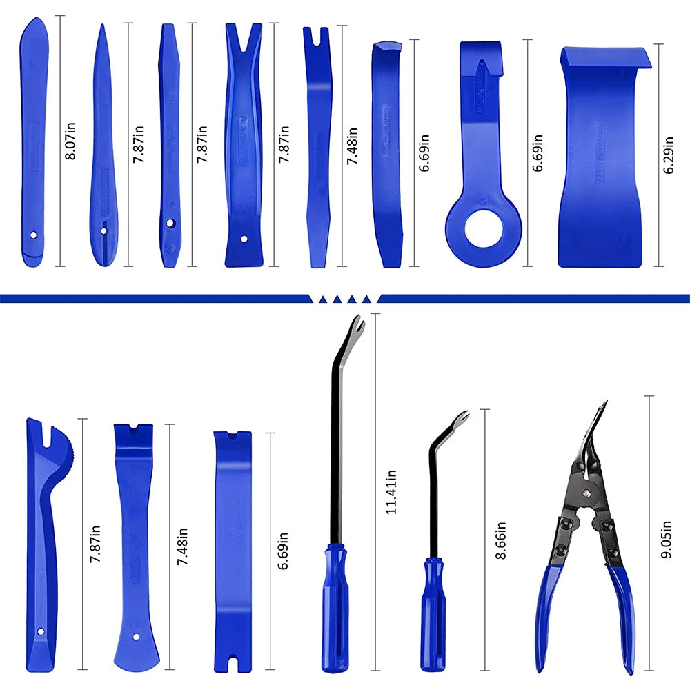 Car Trim Removal Tool Set Clip Pliers Fastener Remover Stereo Removal Hand-held Disassembly Tools