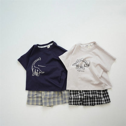 2024 New Arrival Summer Casual Toddler Shorts Baby Boy Plaid Short Pants All-match Cotton Comfortable Loose Kid Girl Shorts