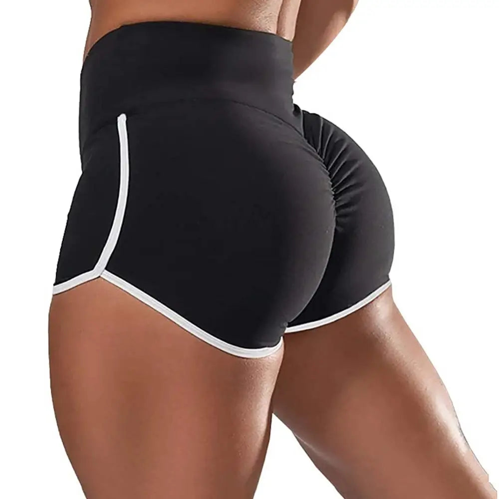 Sports Shorts Women Elastic Seamless Fitness Leggings Push Up Gym Yoga Run Training Tights Sweatpants Sexy Large Women's Shorts