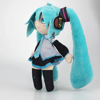 5PCS 20-29cm Hatsune Miku Plush Fuwafuwa Anime Kawaii Cute Cool Toys Dolls Plush Room Car Desk Decoration Birthday Gifts For Fan