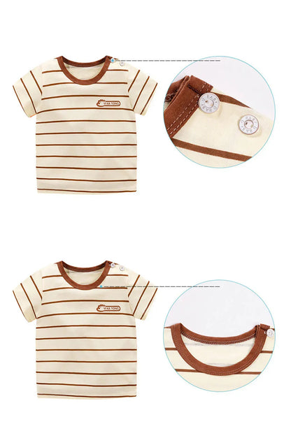 Summer Infant Newborn Baby Boys Clothes Children Clothing for Girls Kids T-Shirt Cotton Casual Clothes