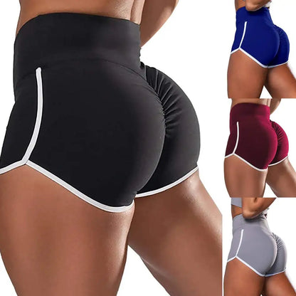 Sports Shorts Women Elastic Seamless Fitness Leggings Push Up Gym Yoga Run Training Tights Sweatpants Sexy Large Women's Shorts