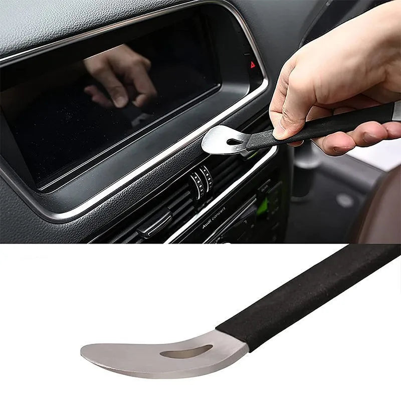 Car Trim Removal Tool Stainless Steel Durable Two-end Trim Removal Level Pry Tools Door Panel Audio Terminal Fastener Driver