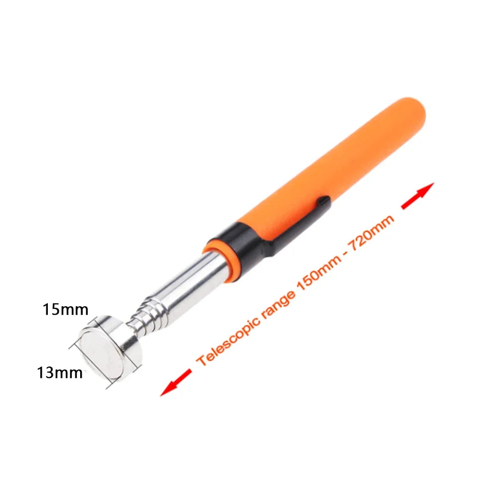 New Mini Portable Telescopic Magnetic Magnet Pen Handy Tool Capacity for Picking Up Nut Bolt Extendable Pickup Rod Stick