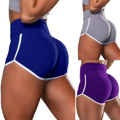 Sports Shorts Women Elastic Seamless Fitness Leggings Push Up Gym Yoga Run Training Tights Sweatpants Sexy Large Women's Shorts