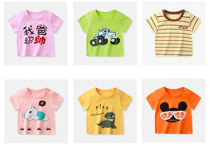 Summer Infant Newborn Baby Boys Clothes Children Clothing for Girls Kids T-Shirt Cotton Casual Clothes