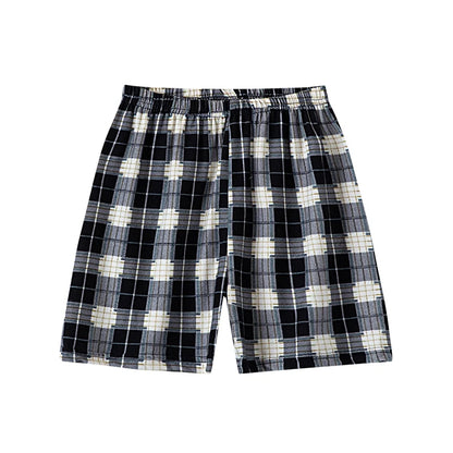 2/3/4 Piece Fashion Children's Mix And Match Boys' Solid Color Casual T-shirt Girls' Wild Plaid Pants Comfortable Home Clothes