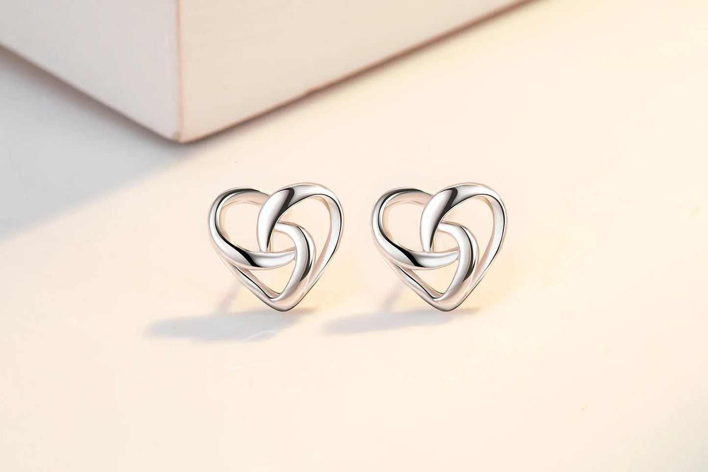 925 Sterling Silver Love Heart Stud Earrings For Women Luxury Designer Jewelry Best Selling Offers With