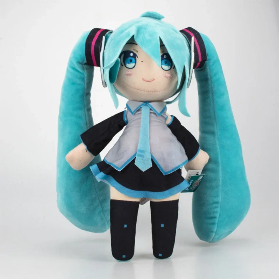 5PCS 20-29cm Hatsune Miku Plush Fuwafuwa Anime Kawaii Cute Cool Toys Dolls Plush Room Car Desk Decoration Birthday Gifts For Fan