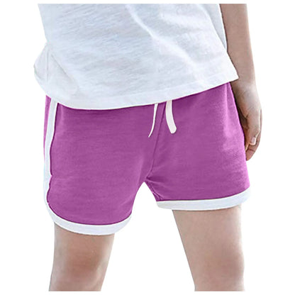 Summer Toddler Boys Girls Solid Sport Shorts Kids Beach Shorts Girls Clothes Under 5