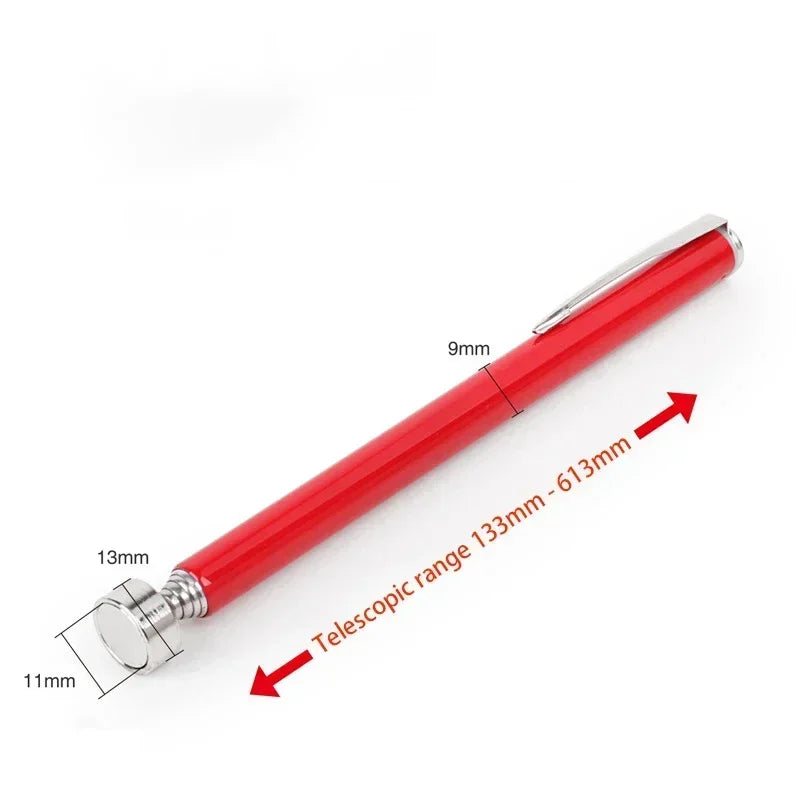 Telescopic Magnetic Pen Metalworking Handy Tool Magnet Capacity for Picking Up Nut Bolt Adjustable Pickup Rod Stick Mini Pen