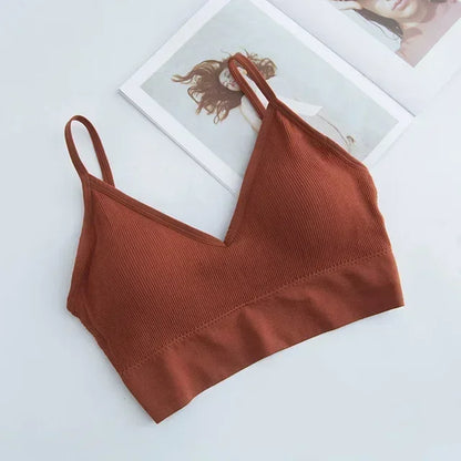 Seamless Women Push Up Bra Beautiful Back Bras Fitness Tops Brassiere Bralette Female Tube Top Underwear Bralet with Chest Pad속옷