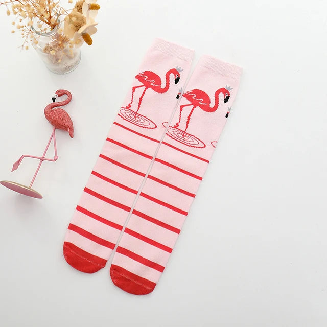 infant Child warmer ankle short lovely socks Cartoon Kids Knee High long cotton Baby cute Animal Over Knee Socks girls stockings