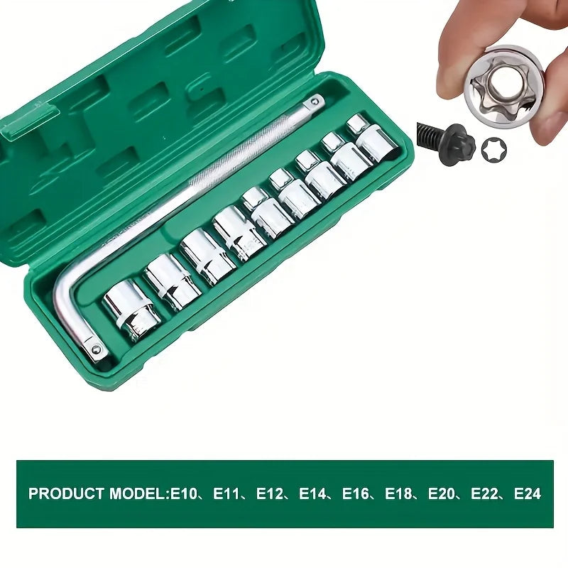 AIRAJ NEW Car Repair Tool Kit 46/53 Piece/Set  Socket Set Car Repair Tool Ratchet Torque Wrench Combo Auto Repairing Tool Set