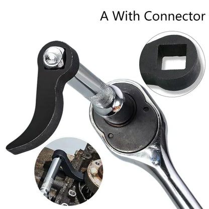 Angle Type Half Axle Disassembly Tool Drive Pry Bar Adapter Used for Open-end Wrenches Disassembling Axles Car Repair Tools