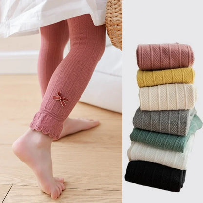 Spring Autumn Baby Pants Newborn Girls Leggings Striped Cotton Princess Pants Kids Children School Uniform Leggings Tights