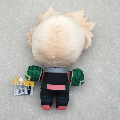 Anime 15-27cm My Hero Academia Plush Toys Cartoon Izuku Midoriya Katsuki Bakugou Shouto Todoroki Stuffed Dolls Kids Gifts