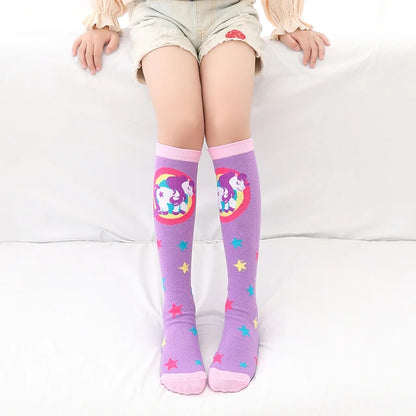 infant Child warmer ankle short lovely socks Cartoon Kids Knee High long cotton Baby cute Animal Over Knee Socks girls stockings