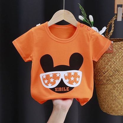 Summer Infant Newborn Baby Boys Clothes Children Clothing for Girls Kids T-Shirt Cotton Casual Clothes